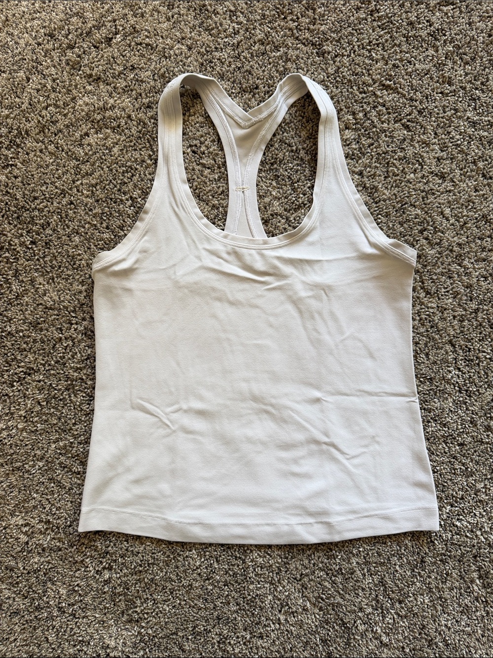 Lululemon Align White Racerback Tank Top